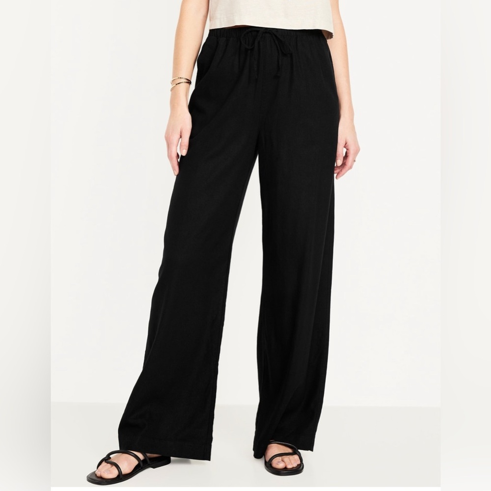 Old Navy Women's Black Wide-Leg Pants